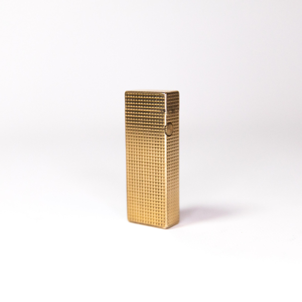 Vintage Dunhill Rollagas lighter Square-cut Gold Plated 1970s - Image 4