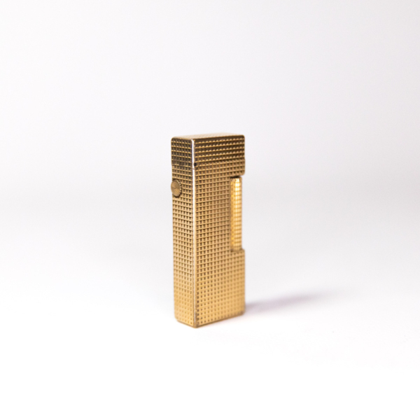 Vintage Dunhill Rollagas lighter Square-cut Gold Plated 1970s - Image 5