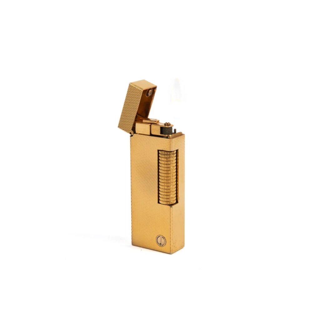 Vintage Dunhill Rollagas lighter Barley Gold Plated 1993