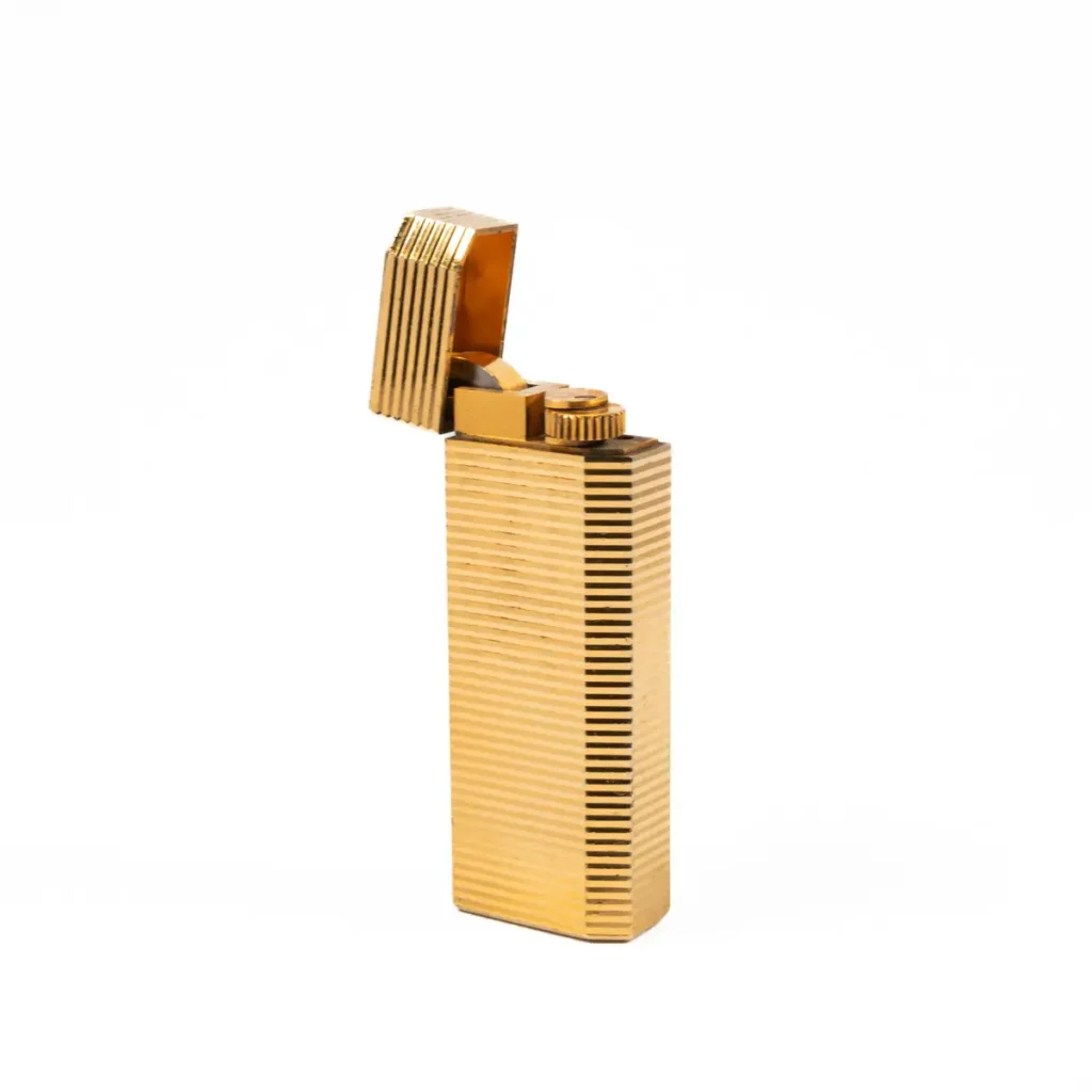 Vintage Cartier Les Must Pentagon lighter Gold Plated