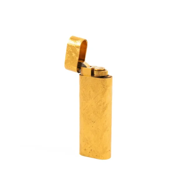 Vintage Cartier Les Must lighter Florentine Gold Plated 1970s