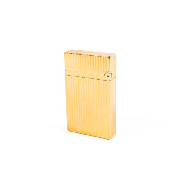 Vintage Gold Plated S.T. Dupont Ligne 2 Montparnasse Lighter 1990s - Image 4