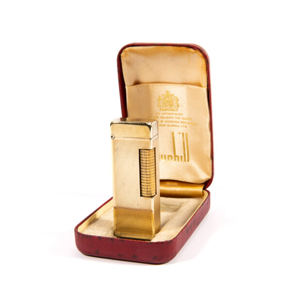 Vintage Gold Plated Dunhill Rollagas Lighter 1960s in Box - Image 2