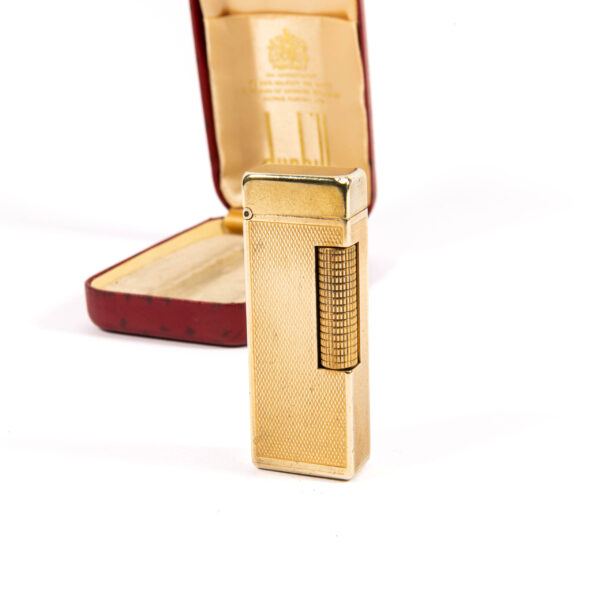 Vintage Gold Plated Dunhill Rollagas Lighter 1960s in Box - Image 4