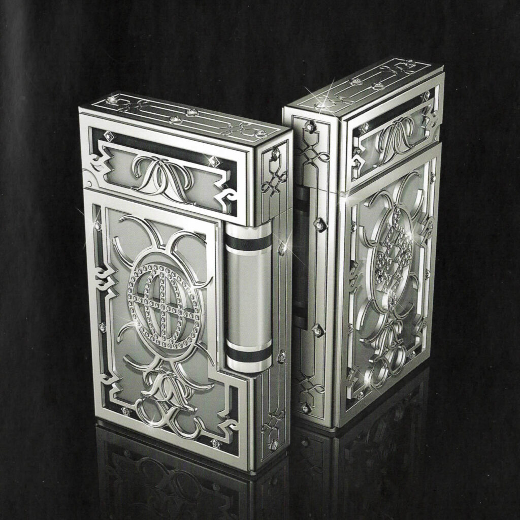 S.T. Dupont New York 5th Avenue limited edition 2007 accessories in taupe and chocolate lacquer