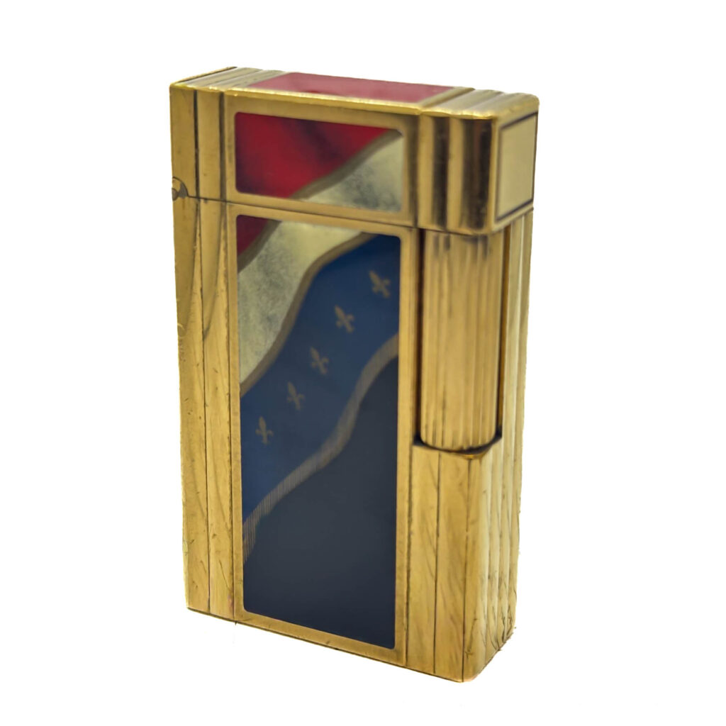 Gold plated S.T. Dupont Révolution française limited edition lighter