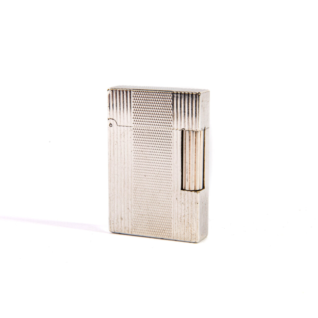 S.T. Dupont Windsor limited edition small Ligne 2 lighter, front with diamond point engraving